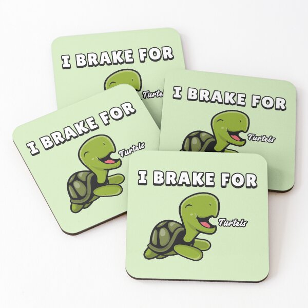 Item preview, I Brake For Turtles Turtle Lover Box Turtle Sea Turtle Shell Power designed and sold by KLINESTORE.