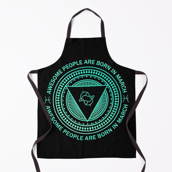 Item preview, March Birthday Awesome People Are Born In March Pisces Aquamarine designed and sold by KrisSidDesigns.