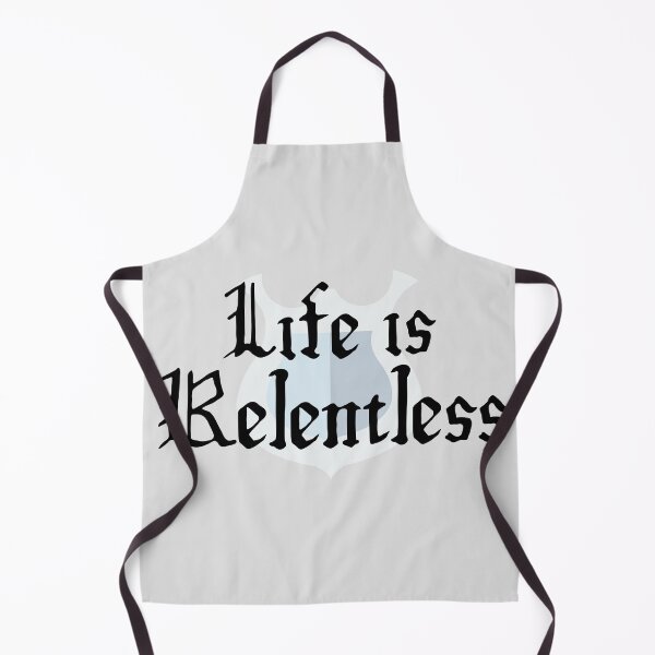 Item preview, Life Is Relentless Medieval Shield Background Design designed and sold by SweetAndSpice.