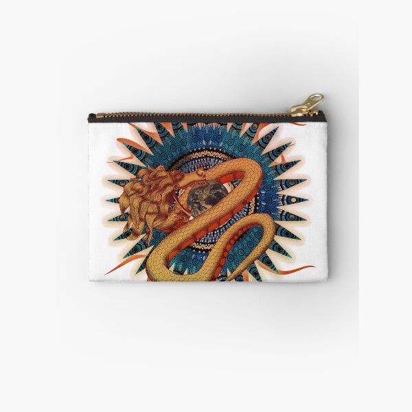 Item preview, Psychedelic Dragon Sun Mayan Aztec Kukulkan designed and sold by Jon J.S.H.