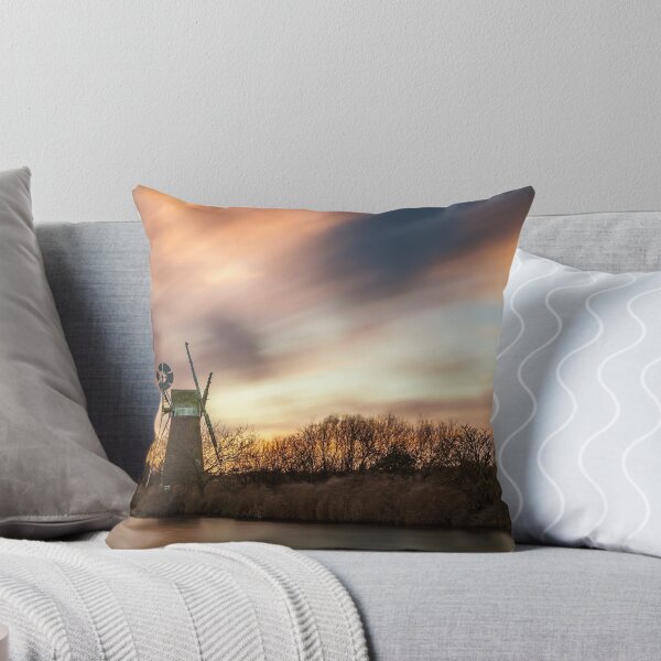 Item preview, Turf Fen Mill Norfolk at Sunset designed and sold by dp-images.