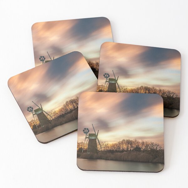 Item preview, Turf Fen Mill Norfolk at Sunset designed and sold by dp-images.