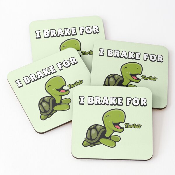 Item preview, I Brake For Turtles Turtle Lover Box Turtle Sea Turtle Shell Power designed and sold by KLINESTORE.