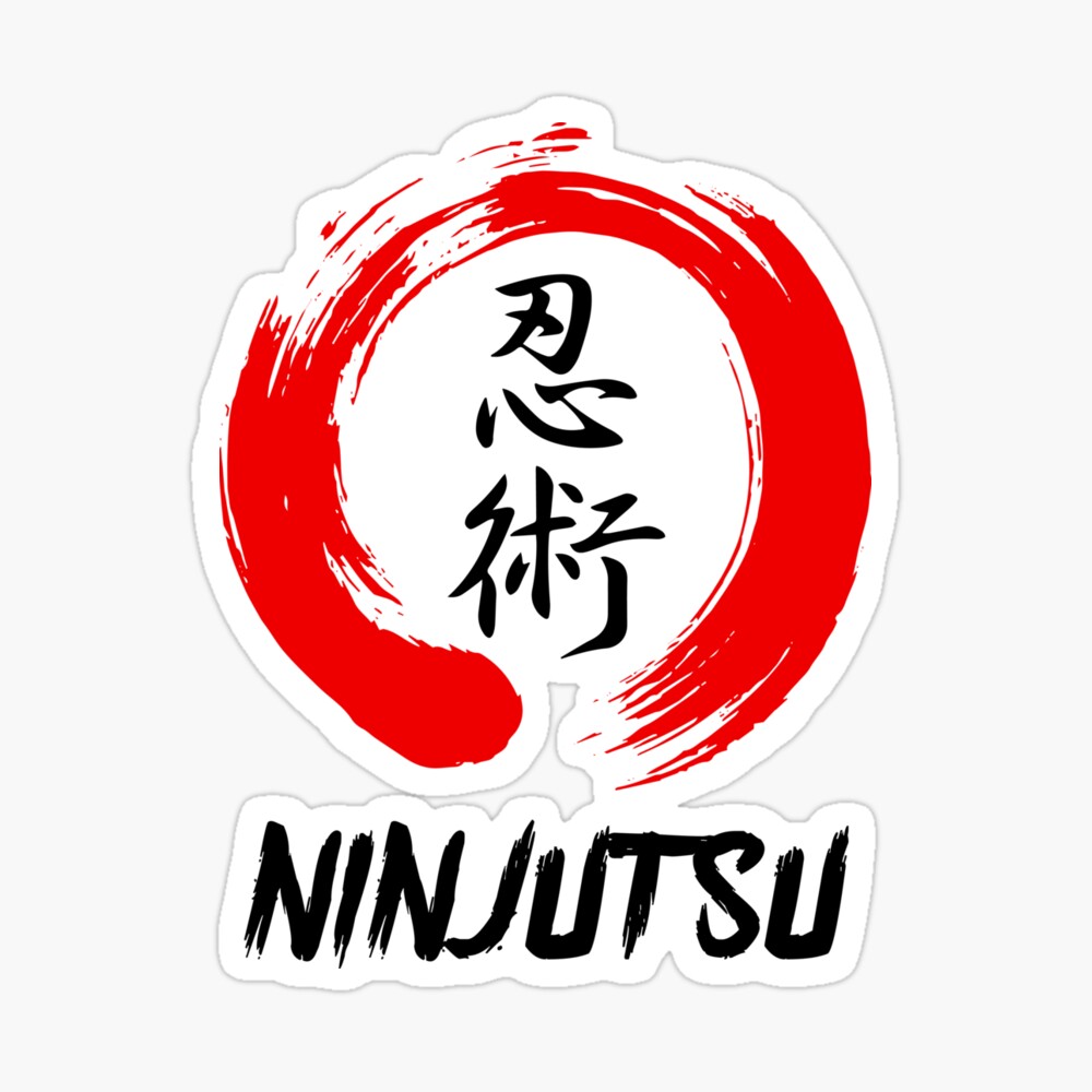 Ninjutsu Kanji Poster For Sale By Dcornel Redbubble