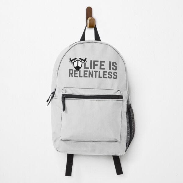 Item preview, Life Is Relentless Medieval Shield and Axe Design designed and sold by SweetAndSpice.