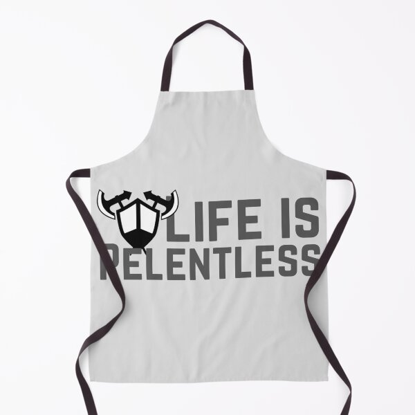 Item preview, Life Is Relentless Medieval Shield and Axe Design designed and sold by SweetAndSpice.