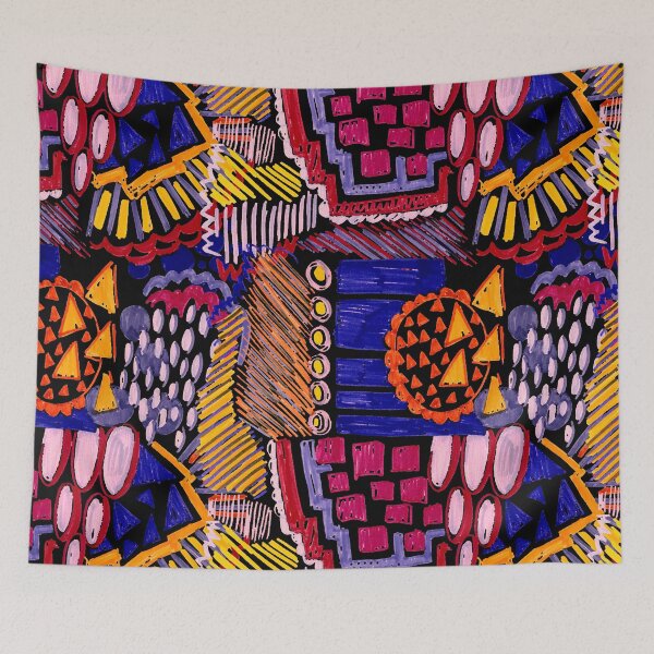 Item preview, Creative colorful abstraction. Children's drawings designed and sold by NatalliaNovik.