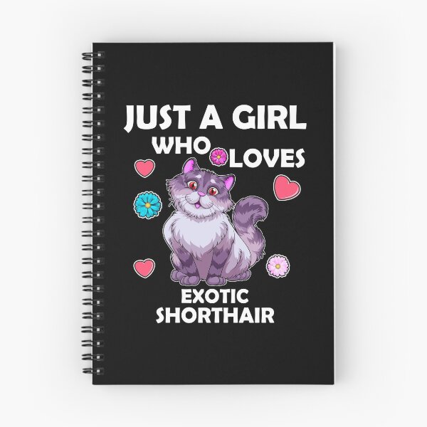 Item preview, exotic shorthair Just A Girl Who Loves Cats Women Cat Lover designed and sold by marcek.