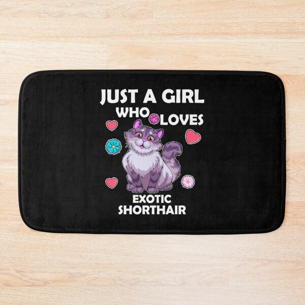 Item preview, exotic shorthair Just A Girl Who Loves Cats Women Cat Lover designed and sold by marcek.