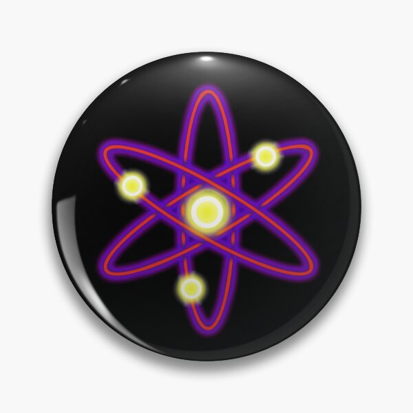 Item preview, Red Neon Lights Cosmos Atom designed and sold by Milasneeze.