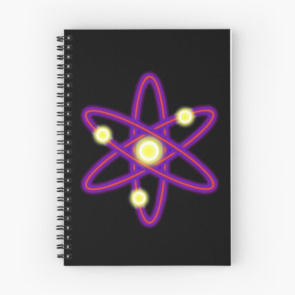 Item preview, Red Neon Lights Cosmos Atom designed and sold by Milasneeze.