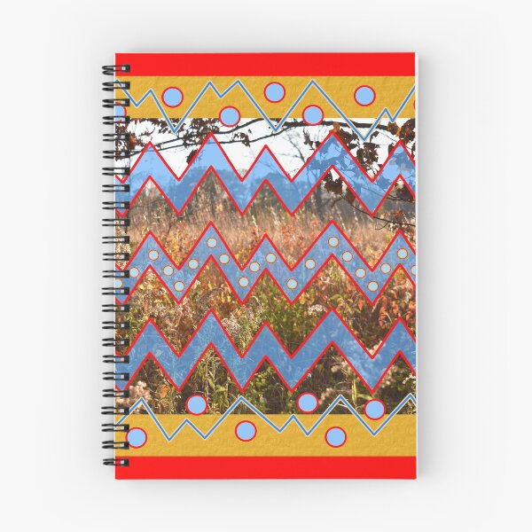 Item preview, Zigzag Over Autumn Prairie designed and sold by artfulnotebook.
