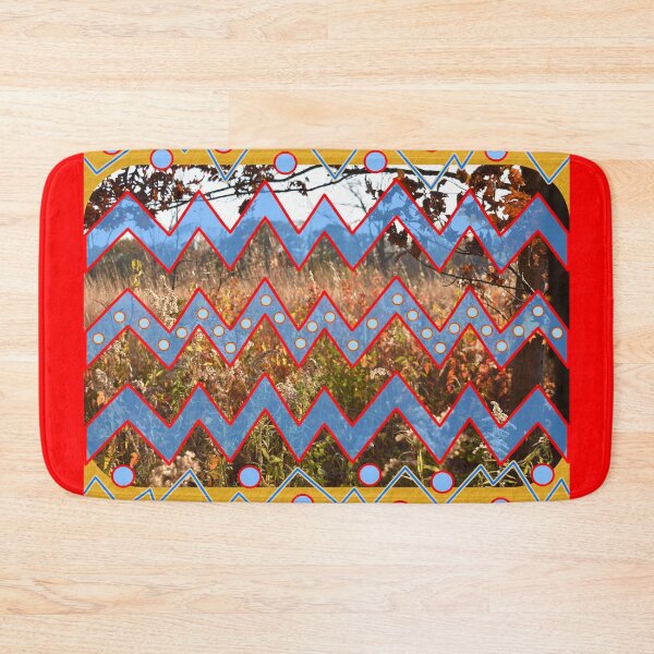 Item preview, Zigzag Over Autumn Prairie designed and sold by artfulnotebook.