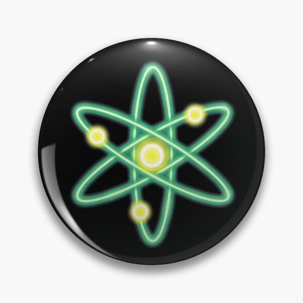 Item preview, Green Neon Lights Cosmos Atom designed and sold by Milasneeze.
