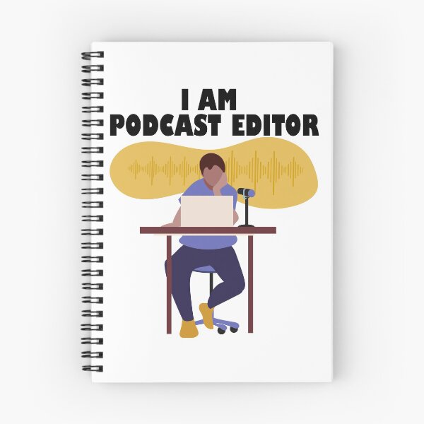 Item preview, I Am Podcast Editor designed and sold by DesignByJK.