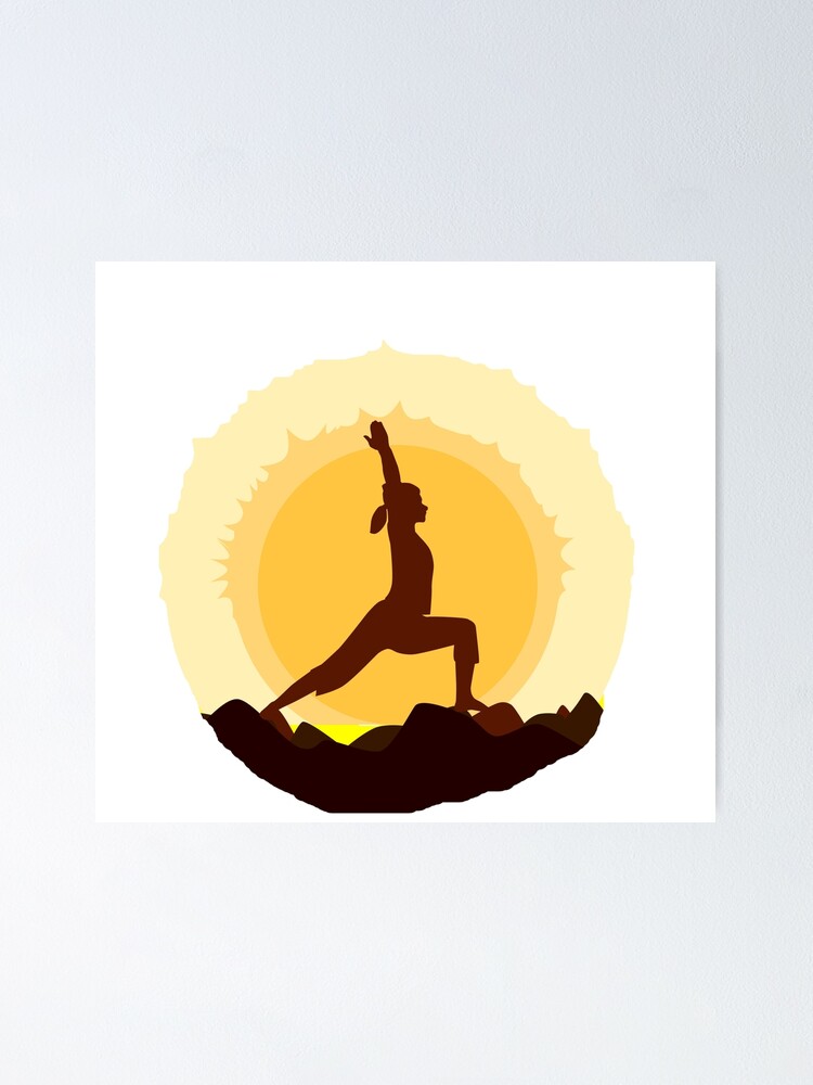 Free Vectors | Yoga pose lotus background silhouette