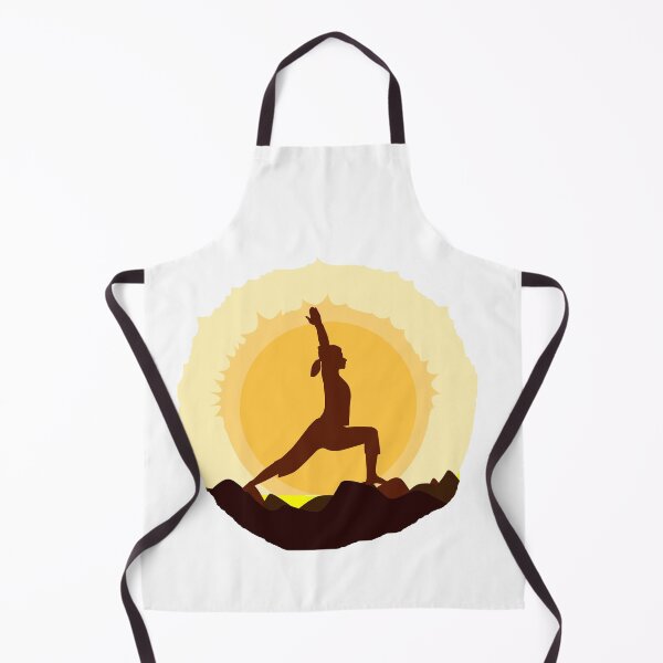 Item preview, Yoga Pose with a Sunset Background  designed and sold by deepakrode7.