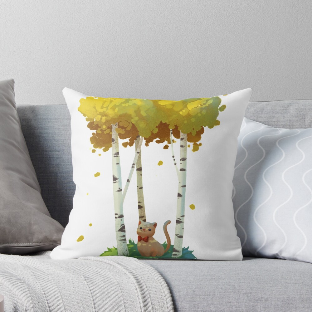 Item preview, Throw Pillow designed and sold by larndraws.