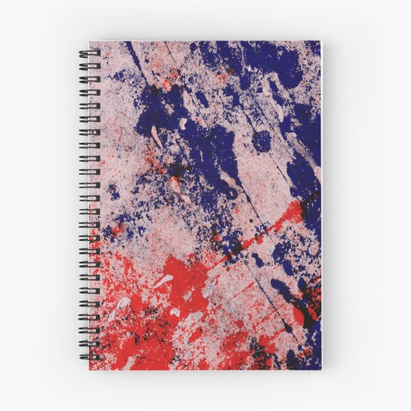 Item preview, Hot And Cold - Textured Abstract In Blue And Red designed and sold by Printpix.