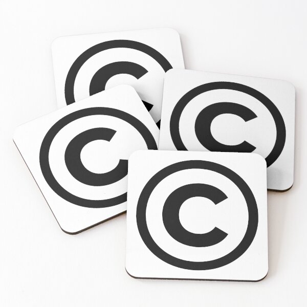 Item preview, Copyright Sign Black designed and sold by ZeptoShop.
