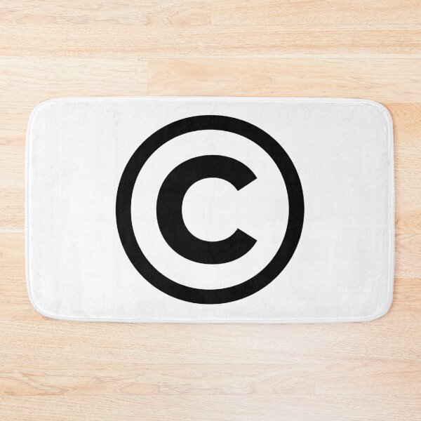 Item preview, Copyright Sign Black designed and sold by ZeptoShop.