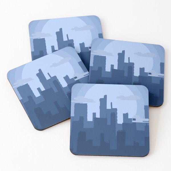 Item preview, Blue Cityscape designed and sold by GroovyJaguar.