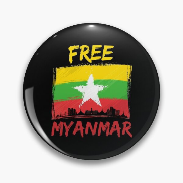 Myanmar ab 2010 Pin Anstecker Flaggenpin Button Badge Anstecknadel