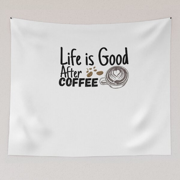 Item preview, Life Is Good After Coffee,Funny Coffee Lover Gift,Birthday, Perfect Gift designed and sold by PIXEcompany.