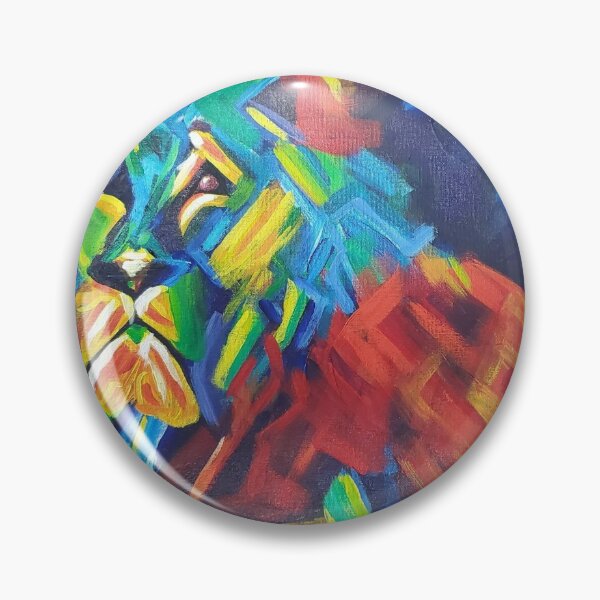 Aperçu de l'œuvre Lion arc-en-ciel # 1 créée et vendue par Vicki Prunty.