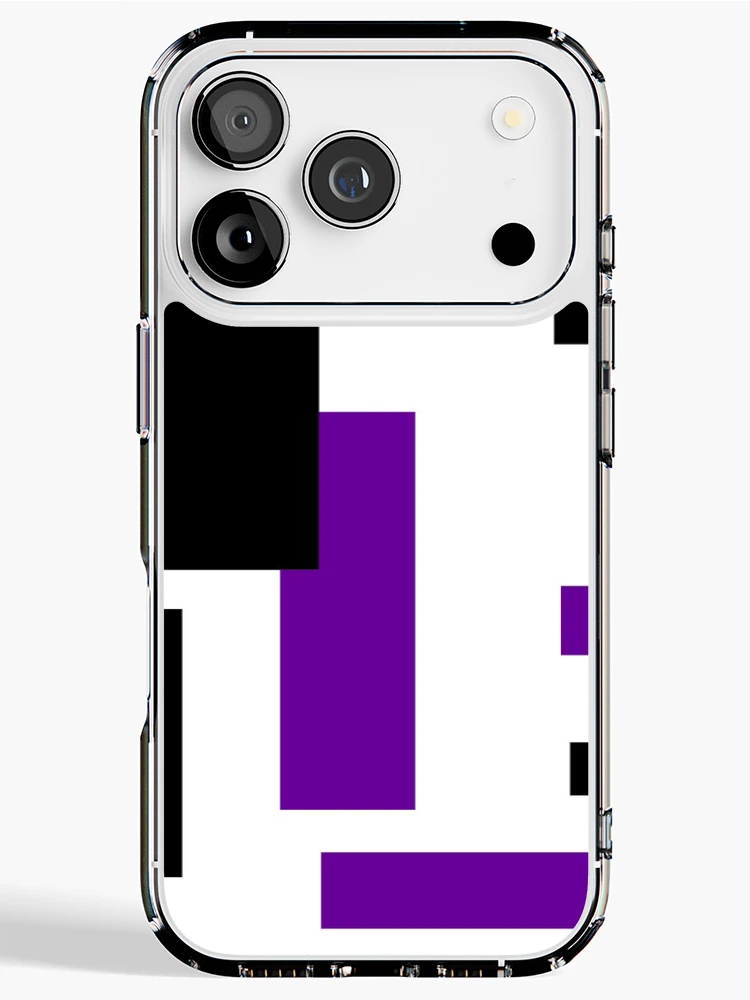 Thumbnail 1 of 5, iPhone Case, Rectangular Pattern 43 designed and sold by supernova23.
