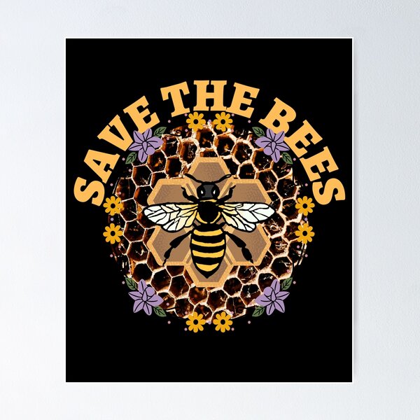 Item preview, Save the Bees  designed and sold by HappinessWorld.