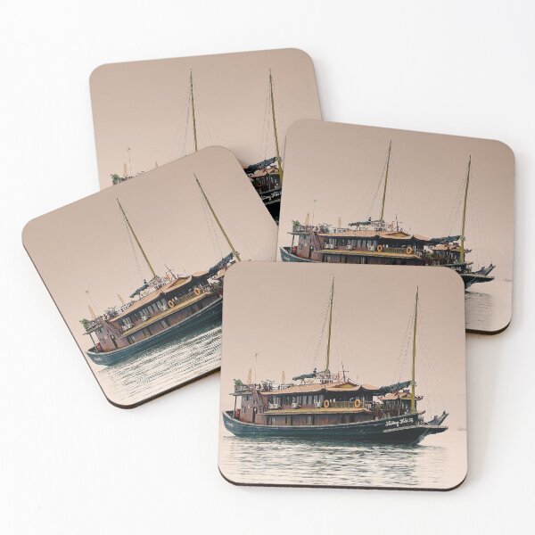 Item preview, Vietnam: Junks in Halong Bay designed and sold by Kasia Design.