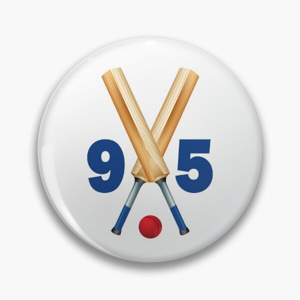 Item preview, Cricket number 95 - ninety five with bats and ball designed and sold by AllShirts21.