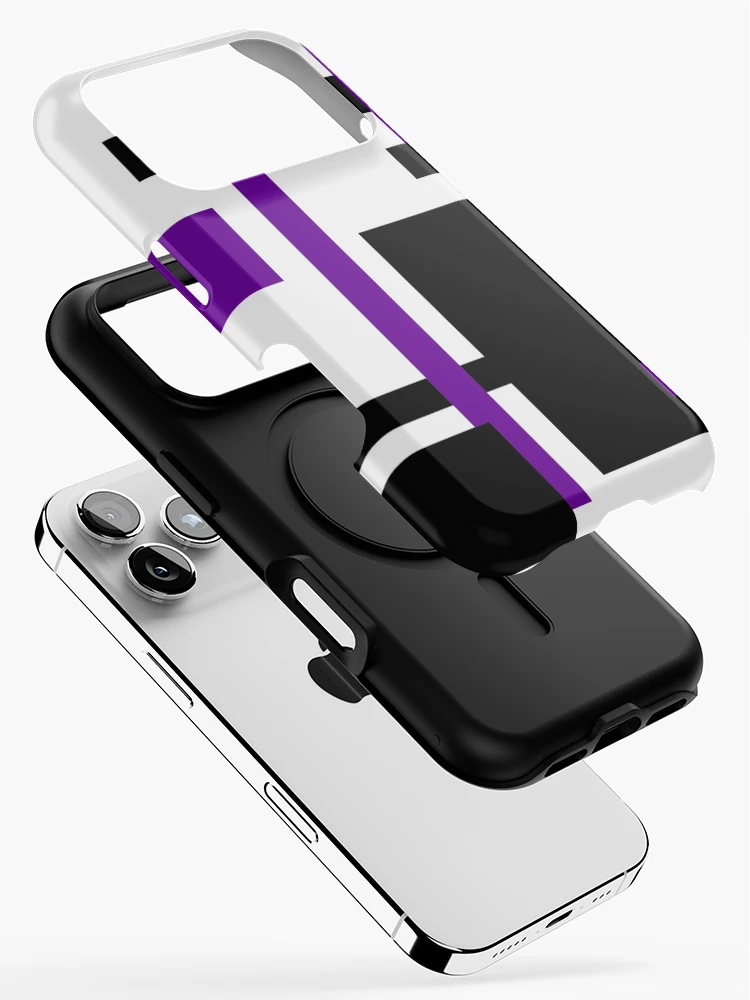 Thumbnail 2 of 4, iPhone Case, Rectangular Pattern 45 designed and sold by supernova23.