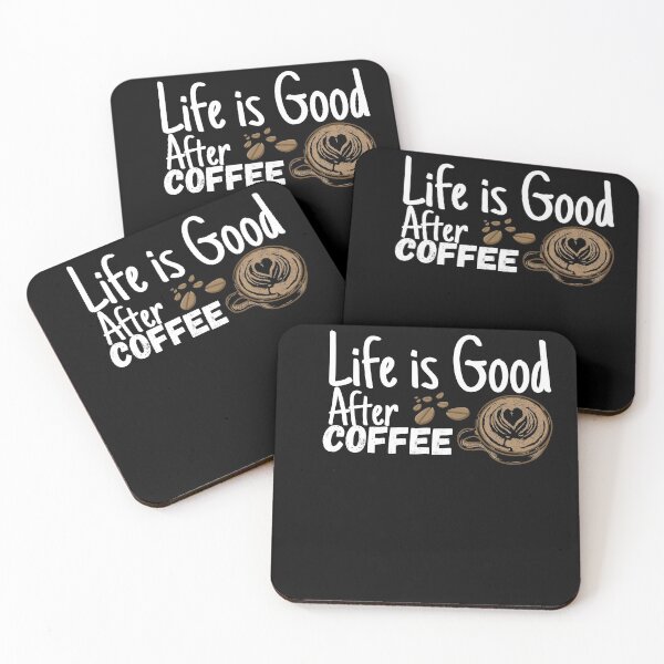 Item preview, Life Is Good After Coffee,Funny Coffee Lover Gift,Birthday, Perfect Gift designed and sold by PIXEcompany.