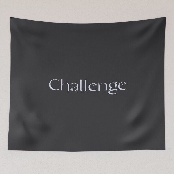 Item preview, Challenge | Motivational Words designed and sold by Wallpacas.
