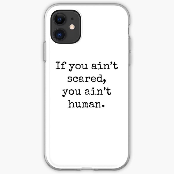 the maze runner, scared quote iPhone Soft Case