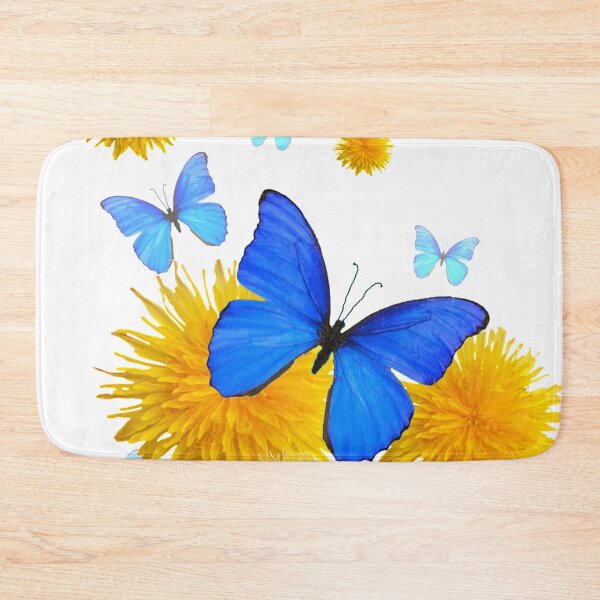 Item preview,  DANDELION FLOWERS & BLUE BUTTERFLIES ART designed and sold by sharlesart.