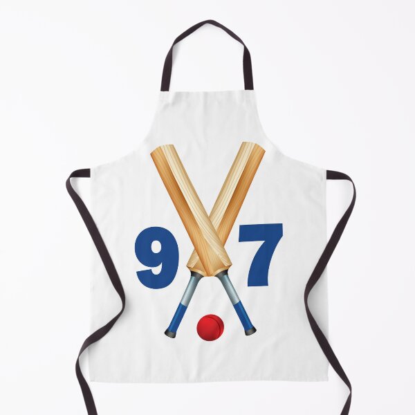 Item preview, Cricket number 97 - ninety seven with bats and ball designed and sold by AllShirts21.