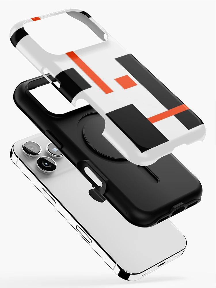 Thumbnail 2 of 4, iPhone Case, Rectangular Pattern 16 designed and sold by supernova23.