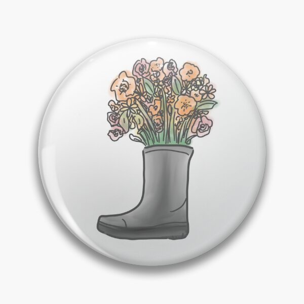 Item preview, Flowers in a welly  designed and sold by doodling-dancer.