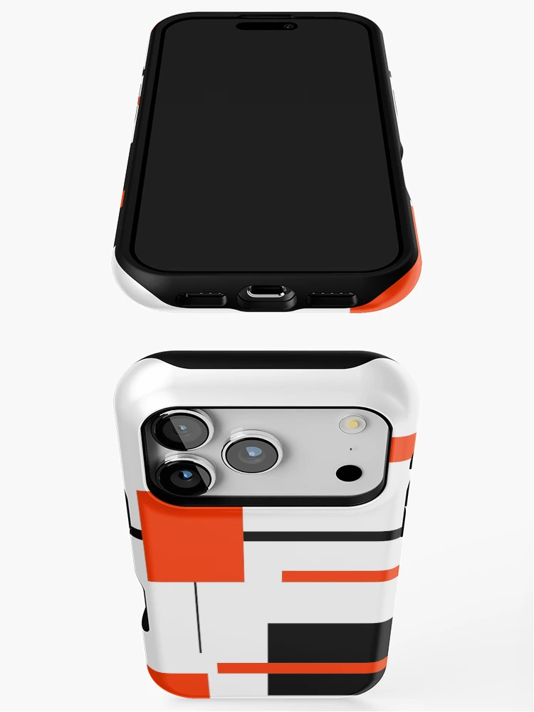 Thumbnail 3 of 4, iPhone Case, Rectangular Pattern 17  designed and sold by supernova23.