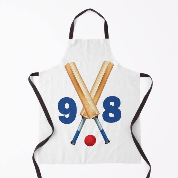 Item preview, Cricket number 98 - ninety eight with bats and ball designed and sold by AllShirts21.