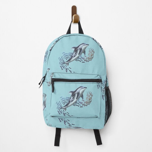 Item preview, Dolphin with School of Fish designed and sold by 1WildCoast.