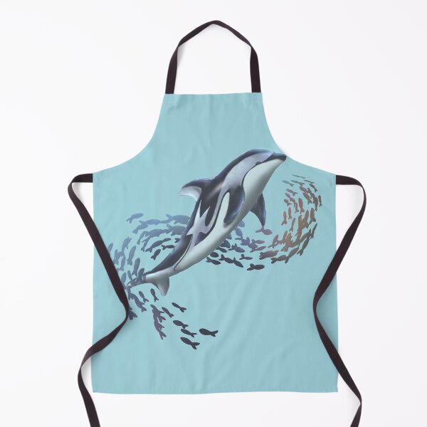 Item preview, Dolphin with School of Fish designed and sold by 1WildCoast.