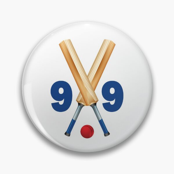 Item preview, Cricket number 99 - ninety nine with bats and ball designed and sold by AllShirts21.