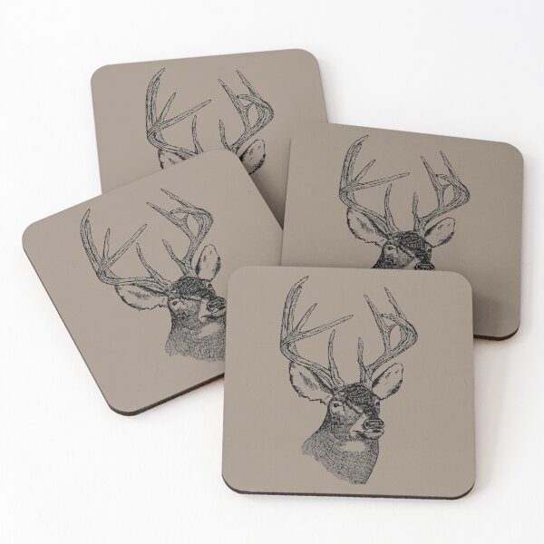 Item preview, Deer Bust in Burlap  designed and sold by House of Haha.