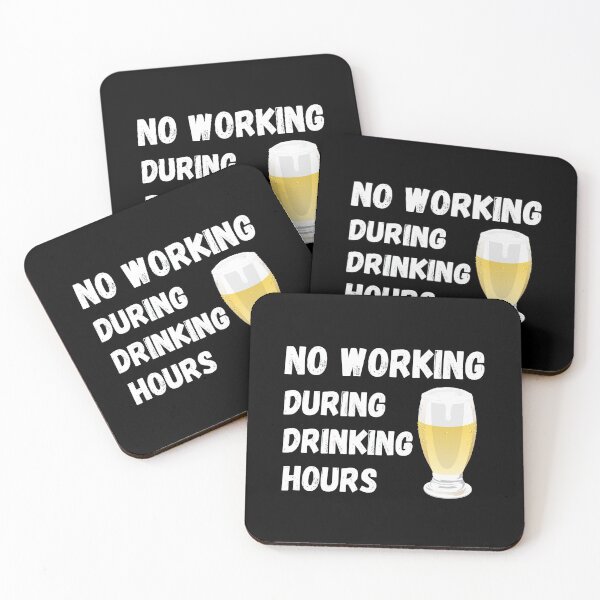 Item preview, No Drinking During Drinking Hours - Beer Lover designed and sold by Sansmalice.