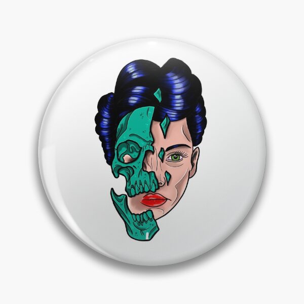 Item preview, Lady face skull design  designed and sold by nellas1976.