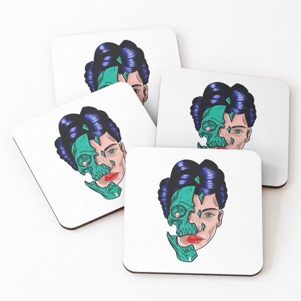 Item preview, Lady face skull design  designed and sold by nellas1976.